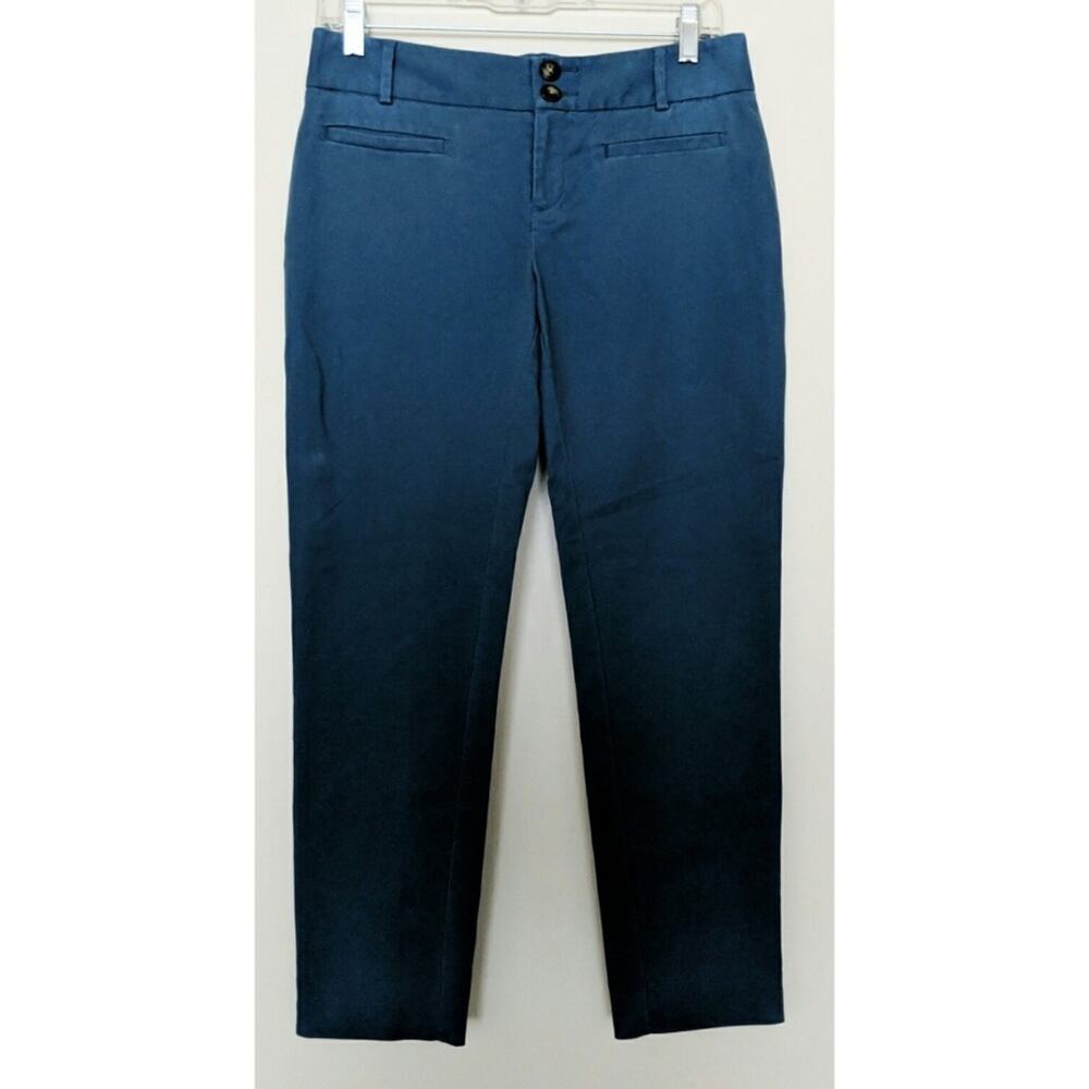 Cartonnier (Anthro) Charlie Pant Blue Cropped Ankle Zip 4